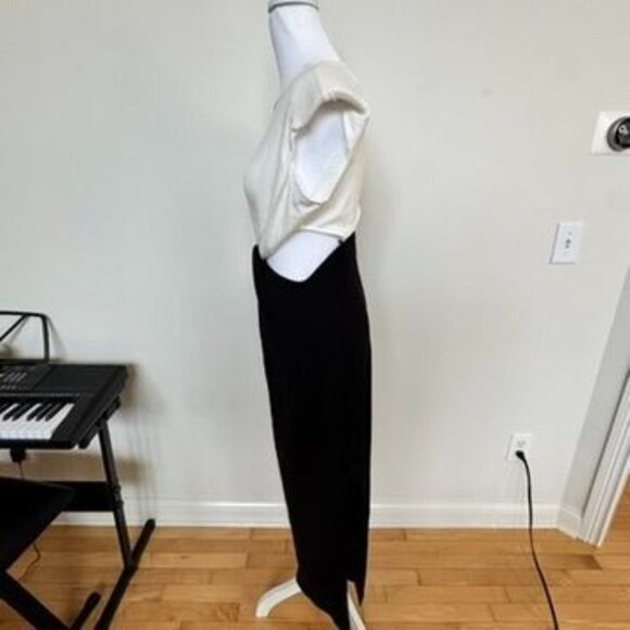 VICI Cutout Waist Black & White Dress – Size Large - Picture 3 of 7